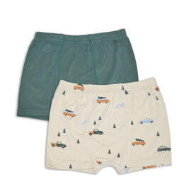 Silkberry Bamboo Boy's Boxer Shorts 2-Pack by Silkberry