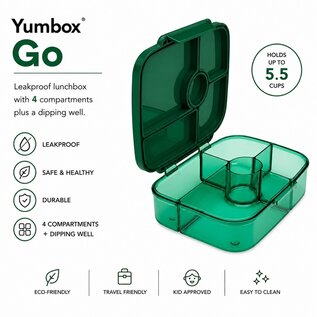 Yumbox Yumbox Go 5 Compartment Leakproof Bento Lunchbox