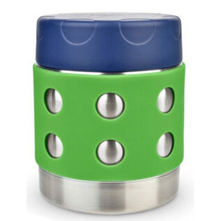 Lunchbots 8 oz Stainless Steel Thermal Dots Food Container by Lunchbots