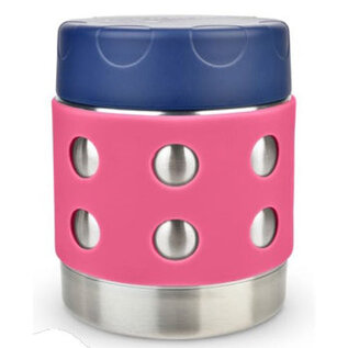 Lunchbots 8 oz Stainless Steel Thermal Dots Food Container by Lunchbots