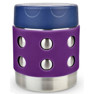 Lunchbots 8 oz Stainless Steel Thermal Dots Food Container by Lunchbots