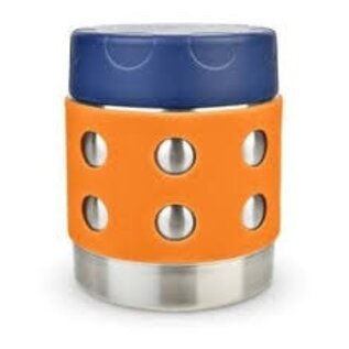 Lunchbots 8 oz Stainless Steel Thermal Dots Food Container by Lunchbots