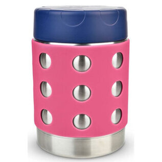 Lunchbots 12 oz Stainless Steel Thermal Dots Food Container by Lunchbots