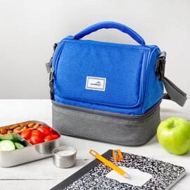 Lunchbots Lunchbots Duplex 2-CompartmentInsulated Lunch Bag