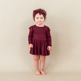 Kyte Baby Long Sleeve Twirl Bodysuit Bamboo Dress by Kyte