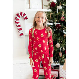 Kyte Baby Gingerbread Print Bamboo 2 Piece PJs by Kyte
