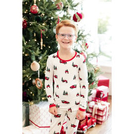Kyte Baby Holiday Tree Farm Print Bamboo 2 Piece PJs by Kyte