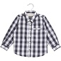 WHEAT KIDS Button Up Shirt Ellias Style, Greyblue Colour by Wheat Clothing