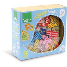 Vilac Wood Upper Case Alphabet Magnets by Vilac