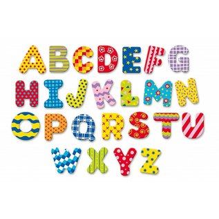 Vilac Wood Upper Case Alphabet Magnets by Vilac