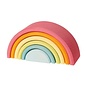 Grimms Pastel Wooden Stacking Tunnel (Medium, 6 Piece) by Grimms