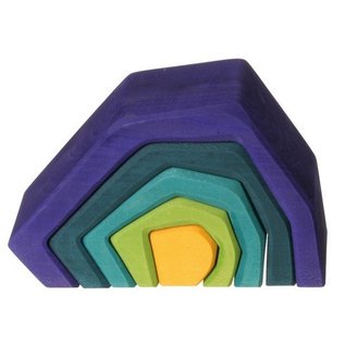 Grimms Wooden Earth Stacking Toy by Grimms
