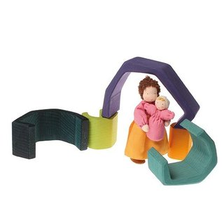 Grimms Wooden Earth Stacking Toy by Grimms