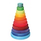 Grimms Wooden Rainbow Conical Stacking Tower by Grimms