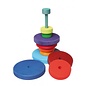 Grimms Wooden Rainbow Conical Stacking Tower by Grimms