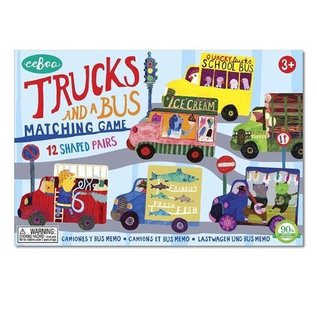 Eeboo Trucks and Bus Matching Game