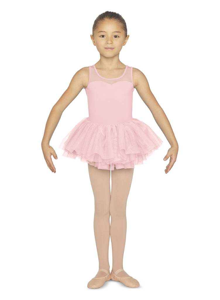 Bloch Flock Open Bow Back Tutu Leotard 