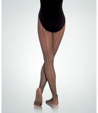 Body Wrappers Seamed  Fishnet Tights  A62