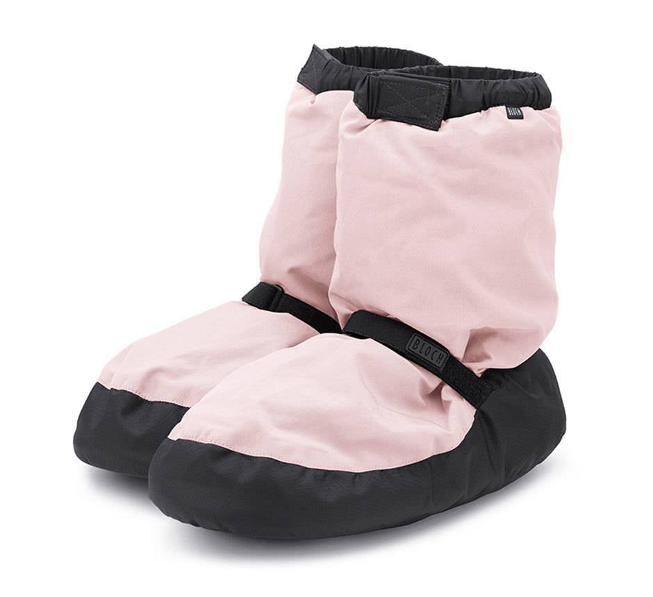 Bloch Warm Up Booties IM009 - Black and Pink Dance Supplies, Tulsa