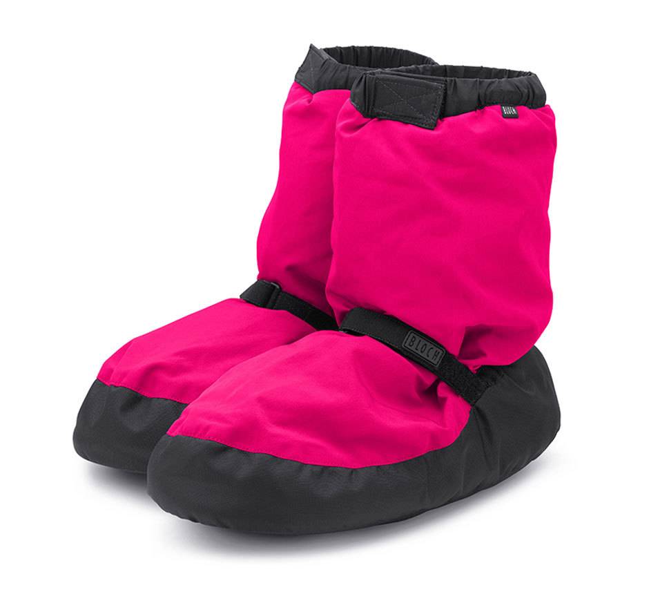 Bloch Warm Up Booties Im009 Black And Pink Dance Supplies Tulsa 