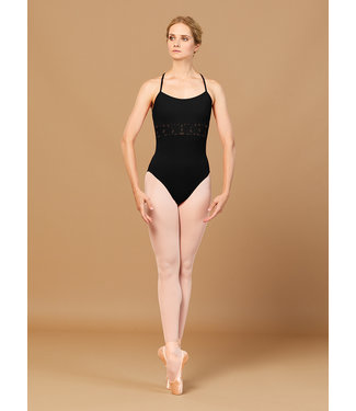 CAMISOLE DANCE LEOTARDS - Black and Pink Dance Supplies, Tulsa