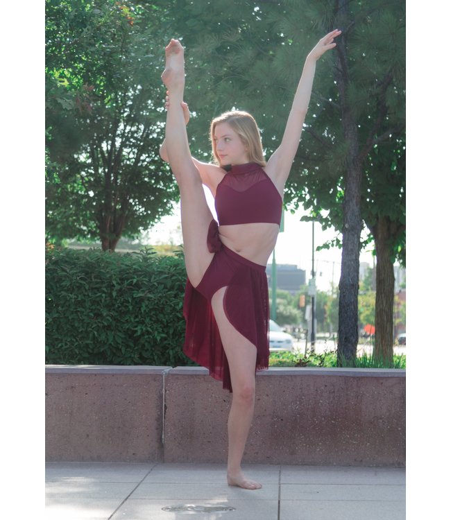 BP Designs 72307 Open Front Double Layer Mesh Skirt