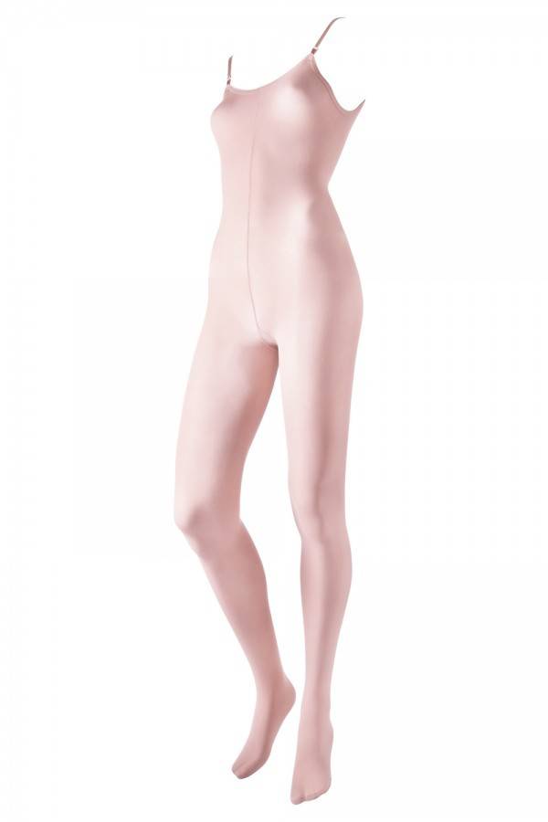 Bloch Convertible Bodystocking B0398L Black and Pink Dance