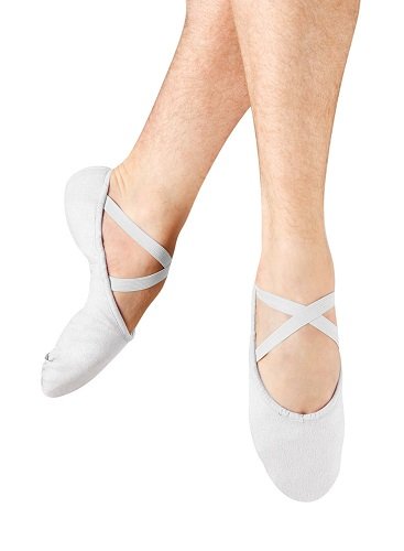 bloch canvas split sole ballet shoes