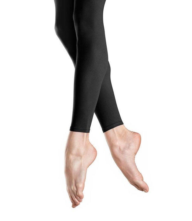 BLOCH FOOTLESS TIGHTS - Black and Pink Dance Supplies, Tulsa