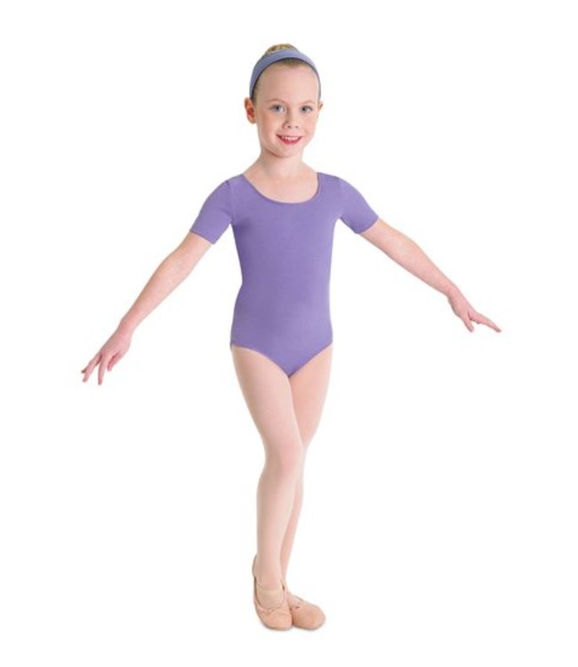 Bloch Short Sleeve Leotard CL5402 - Black and Pink Dance Supplies, Tulsa