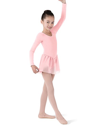 pink skirted leotard