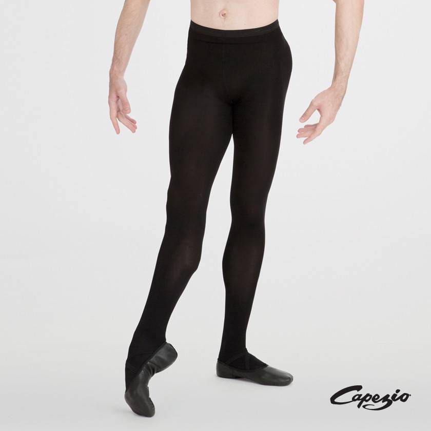 DanceNwear Mens Cotton Blend Footed Tight
