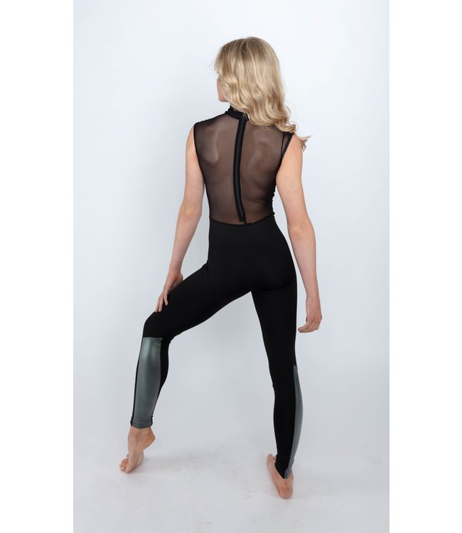 BP Designs BP Designs "Syd" Mock Neck Zip Back Unitard 96314