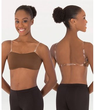 CAPEZIO SEAMLESS CLEAR BACK BRA 3683 : Dance Max Dancewear