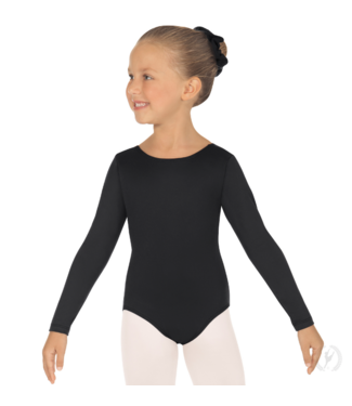 Ballet Rosa Long Sleeve Leotard - Black and Pink Dance Supplies, Tulsa