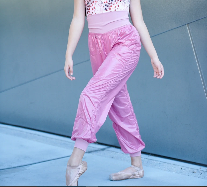 Chic Ballet Andrea Trash Bag Pant CHIC301 Black and Pink Dance