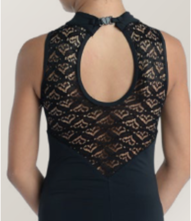 Danshuz Sweetheart Mesh Top Leotard 20112c