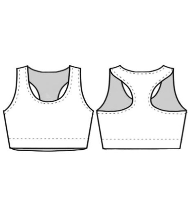 BP Designs 04105 RACER BACK BRA