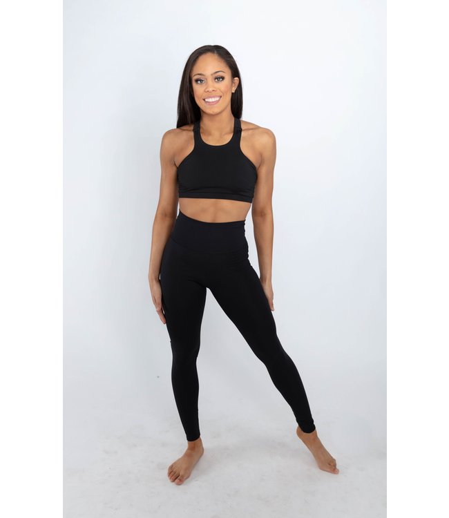 BP Designs 31123 High Waist Legging, Interlock,Silken,Dryflex, Mystique