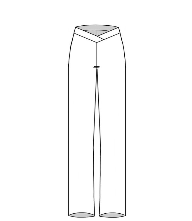 BP Designs 31127 V WAIST JAZZ PANT SILKEN