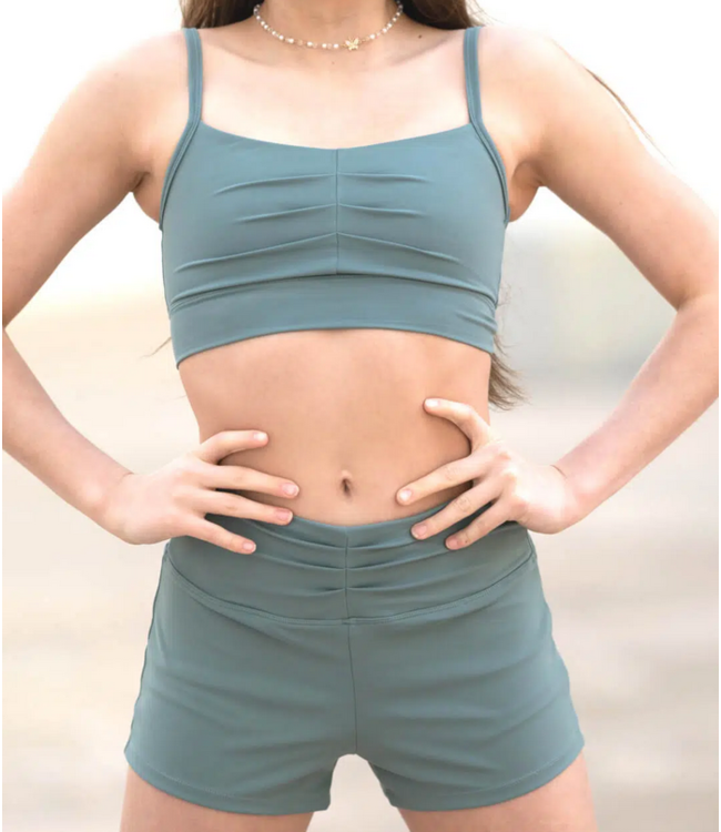 HONEYCUT Flutter Short Black and Pink Dance Supplies, Tulsa