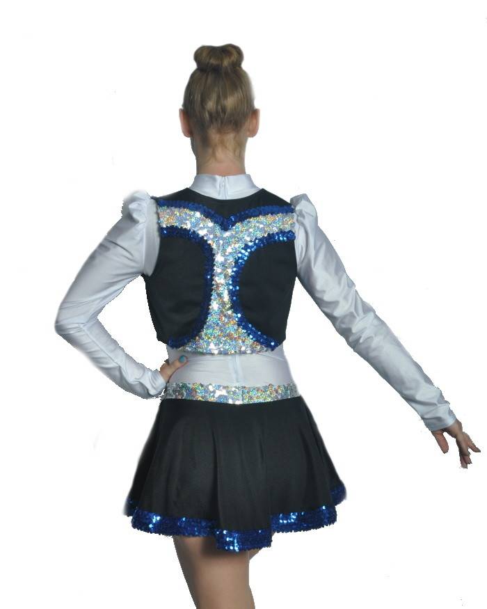 BP Designs BP Designs Drumroll Drill Uniform 89311 Black and Pink