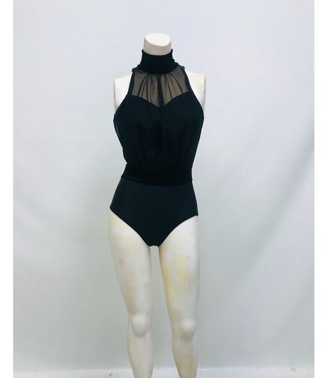 BP Designs BP Designs Mock Neck Bloussen Halter Leo 93303