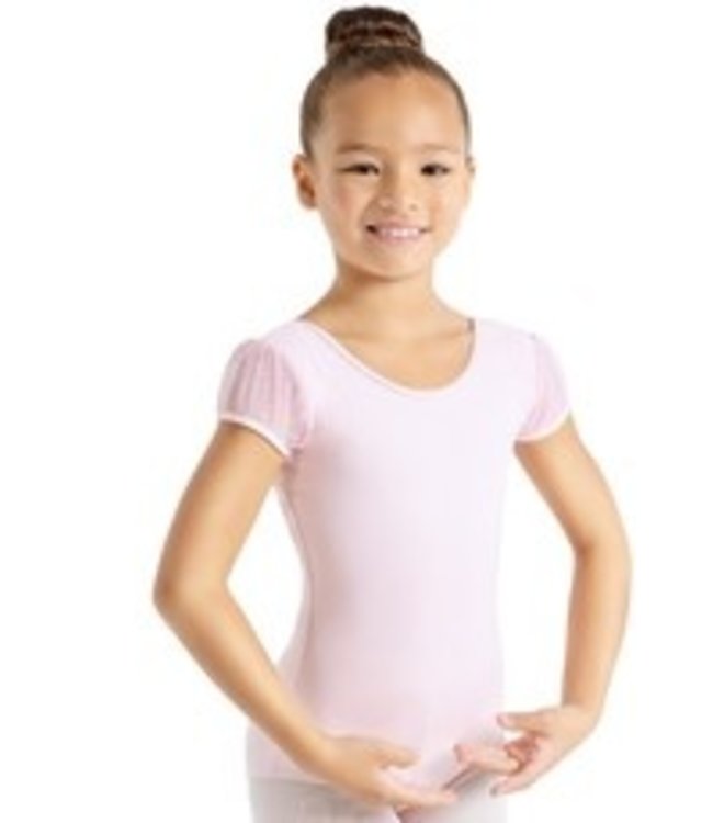 Capezio Glitter Glam Puff Sleeve Leo 11886C