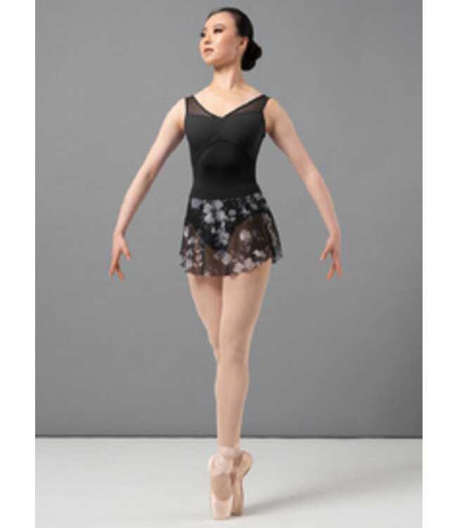 Bloch Bloch Chevron Rib Skirt MS162