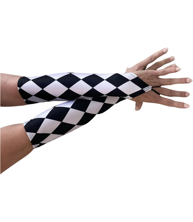 BP Designs Harlequin/ Checker Glove with Finger Loop