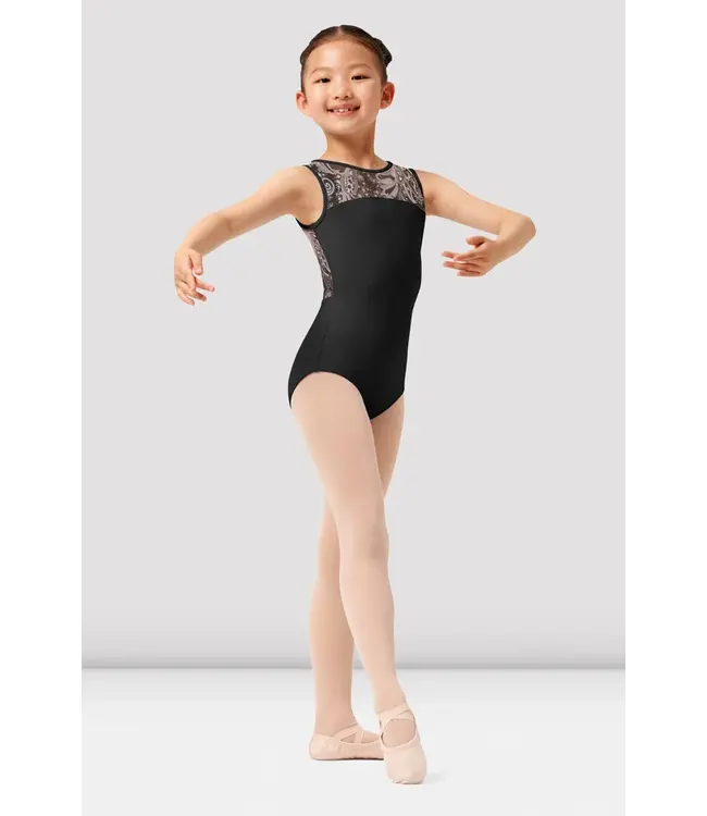 Bloch Paisley Mesh Keyhole Tank Leo M486C