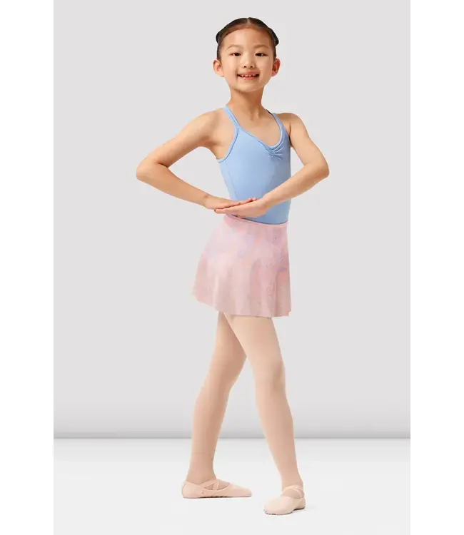 Bloch Paisley Mesh Pull on Skirt MS149C