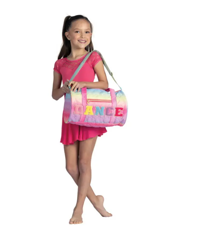 Danshuz Rainbow Hearts Of Color Duffle B24501