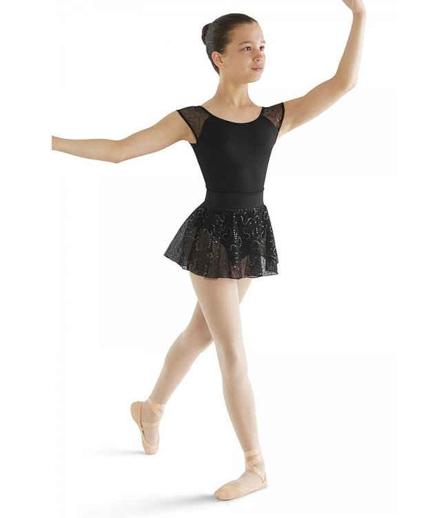 Mirella Mirella Ombre Sequin Cap Sleeve Leotard M671C